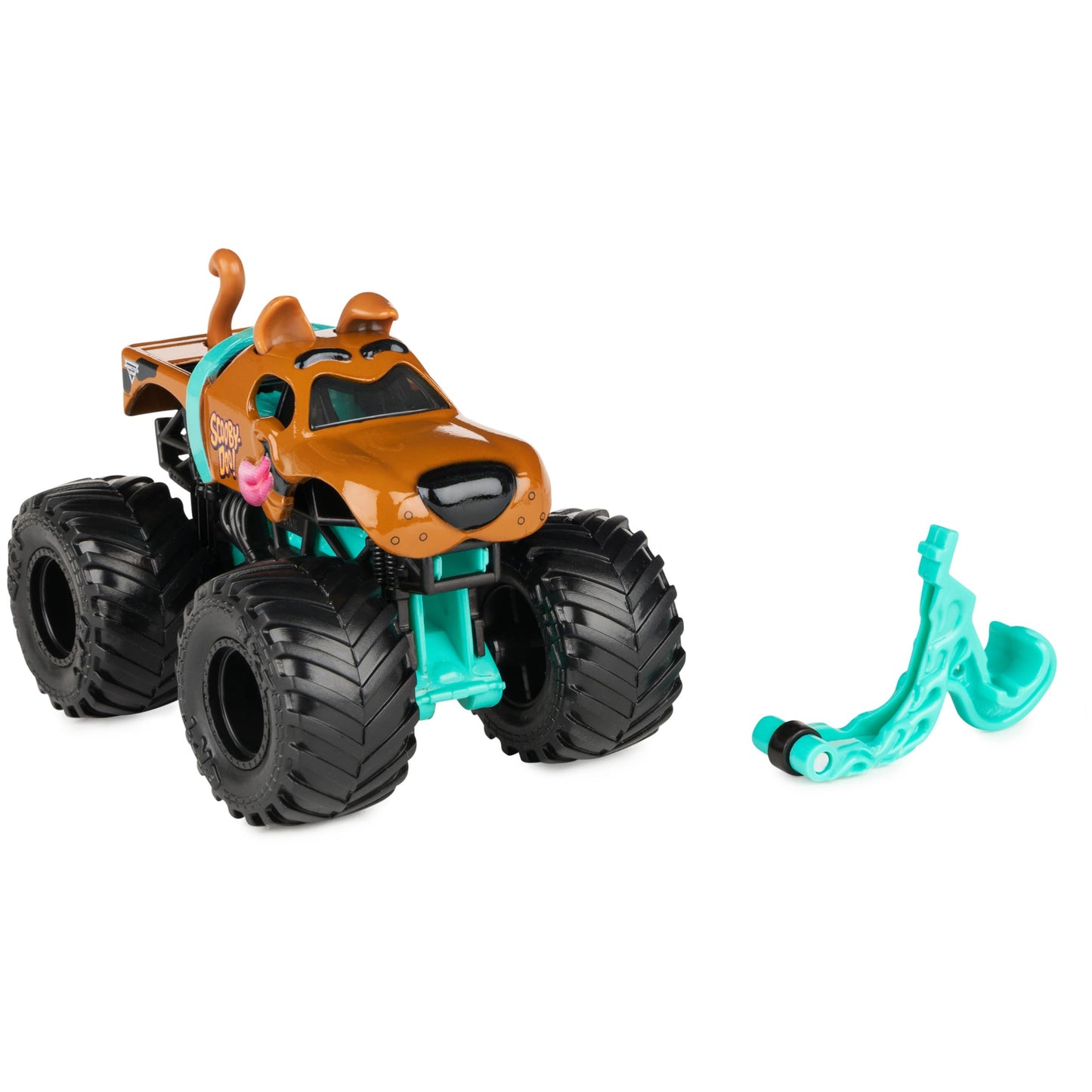 Monster Jam Scooby-Doo Official 1:64 Die-Cast Truck | Wheelie Bar & Collector Poster