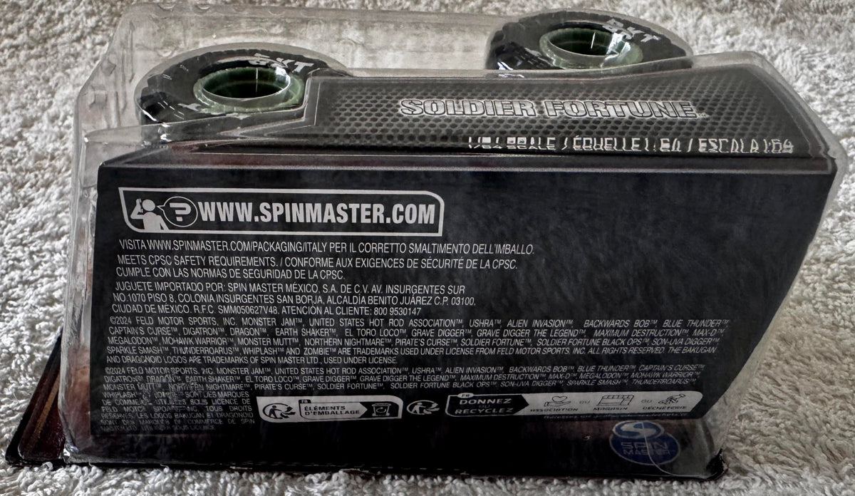Monster Jam Soldier Fortune Die-Cast Truck – Legacy Series 38, 1:64 Scale