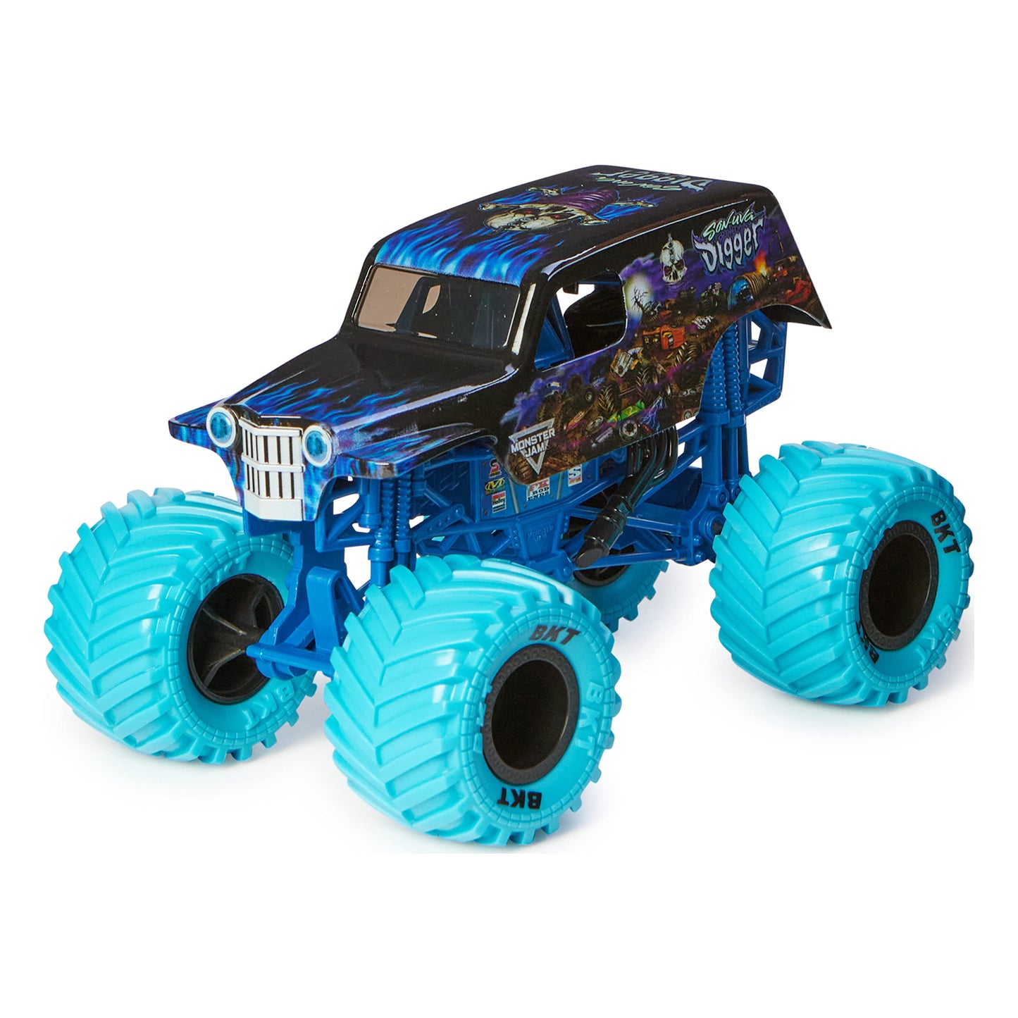 Monster Jam Son-uva Digger 1:24 Scale Die-Cast Truck – Official Collector Toy for Kids 3+
