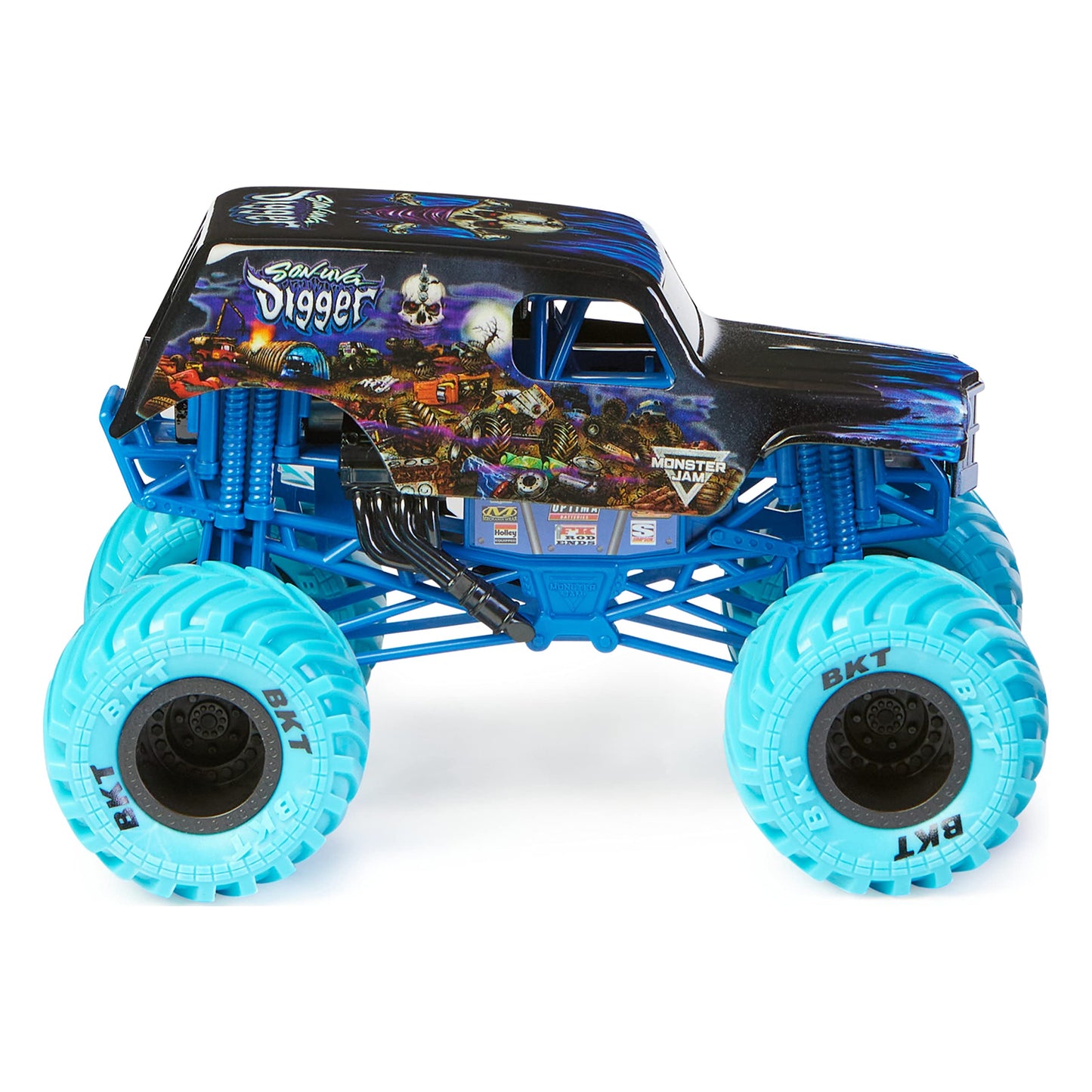 Monster Jam Son-uva Digger 1:24 Scale Die-Cast Truck – Official Collector Toy for Kids 3+