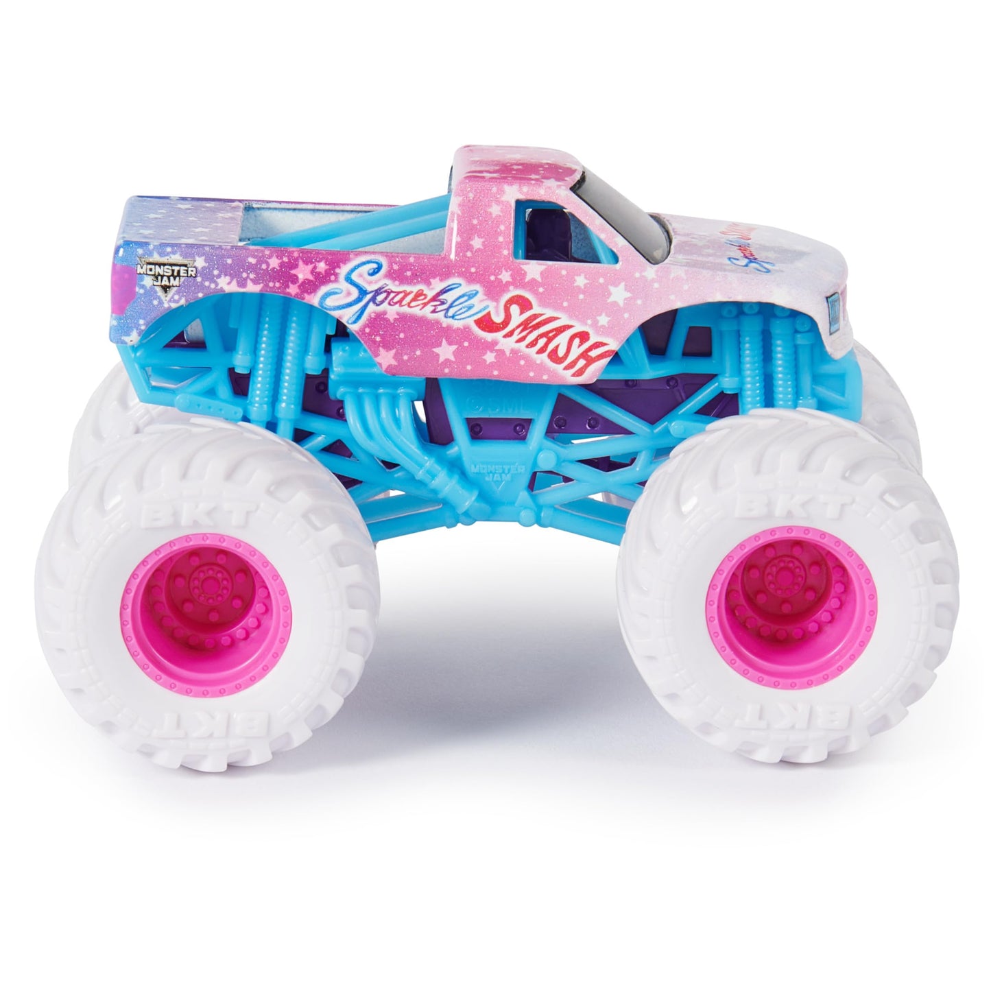 Monster Jam Official Sparkle Smash 1:64 Die-Cast Trucks 2-Pack – Collectible Battle Sets