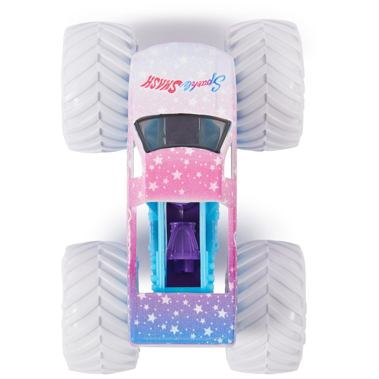 Monster Jam Official Sparkle Smash 1:64 Die-Cast Trucks 2-Pack – Collectible Battle Sets
