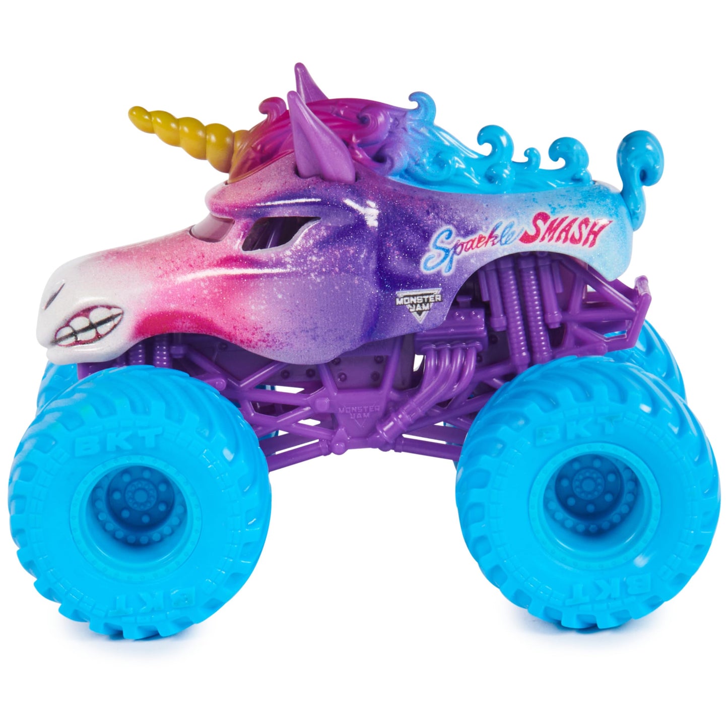 Monster Jam Sparkle Smash 1:64 Die-Cast Monster Truck – Official Toy for Ages 3+