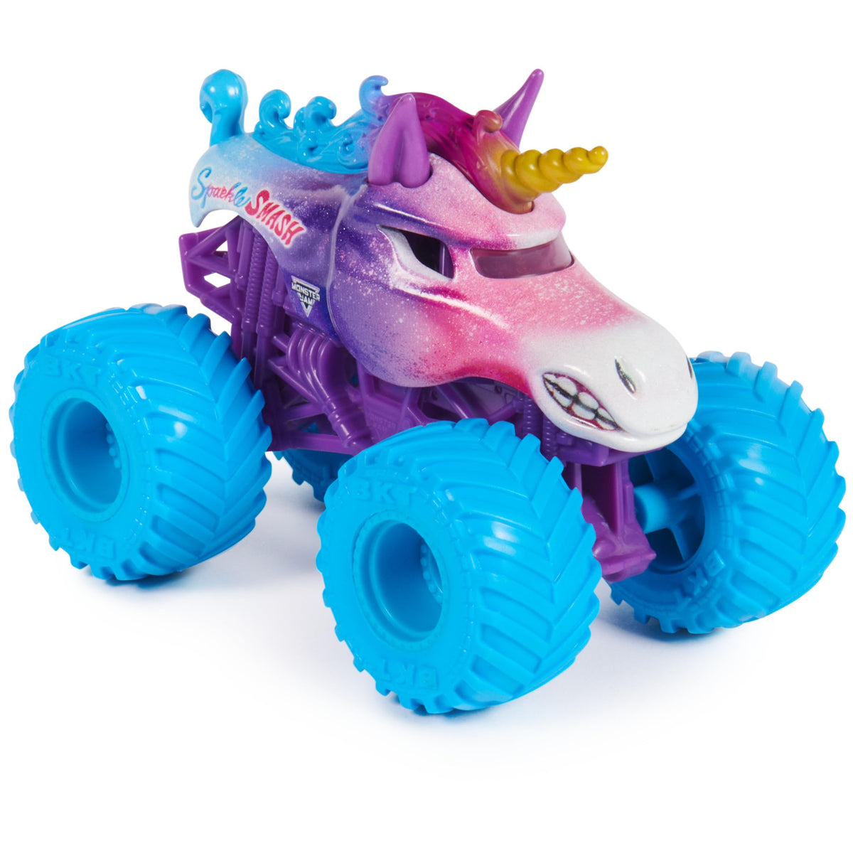 Monster Jam Sparkle Smash 1:64 Die-Cast Monster Truck – Official Toy for Ages 3+