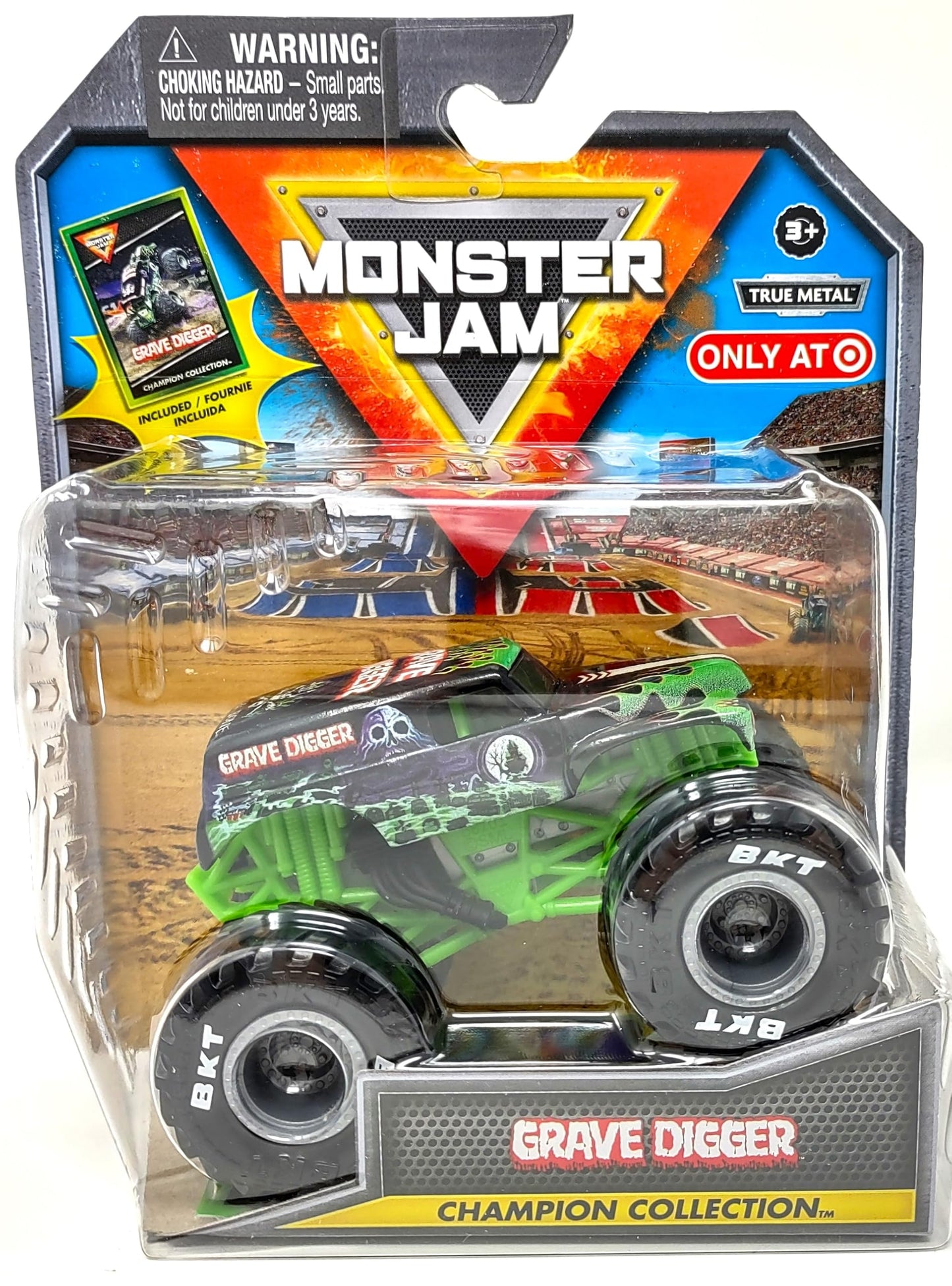 Monster Jam Stadium Series 1:64 Grave Digger Die-Cast Truck + Collectible Card