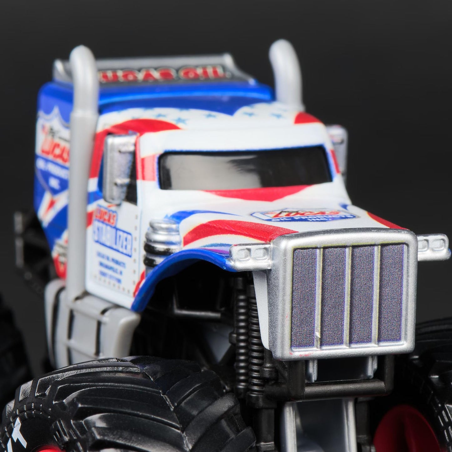 Monster Jam Stadium Series Championship Collection 1:64 Scale Trucks – Lucas Stabilizer + Collectible Card