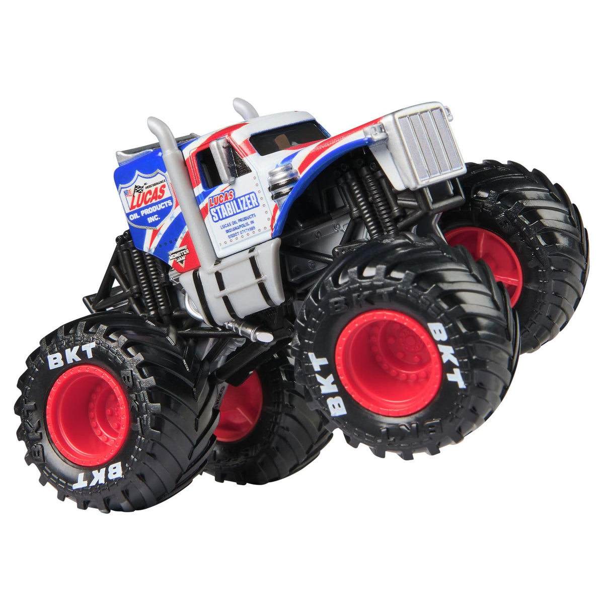 Monster Jam Stadium Series Championship Collection 1:64 Scale Trucks – Lucas Stabilizer + Collectible Card