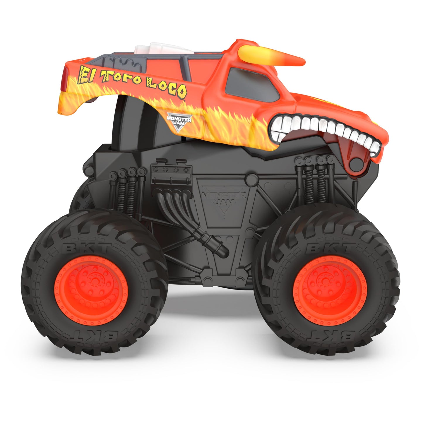Monster Jam 1:43 Click & Flip Grave Digger & El Toro Loco 2-Pack – Front Flip Monster Trucks