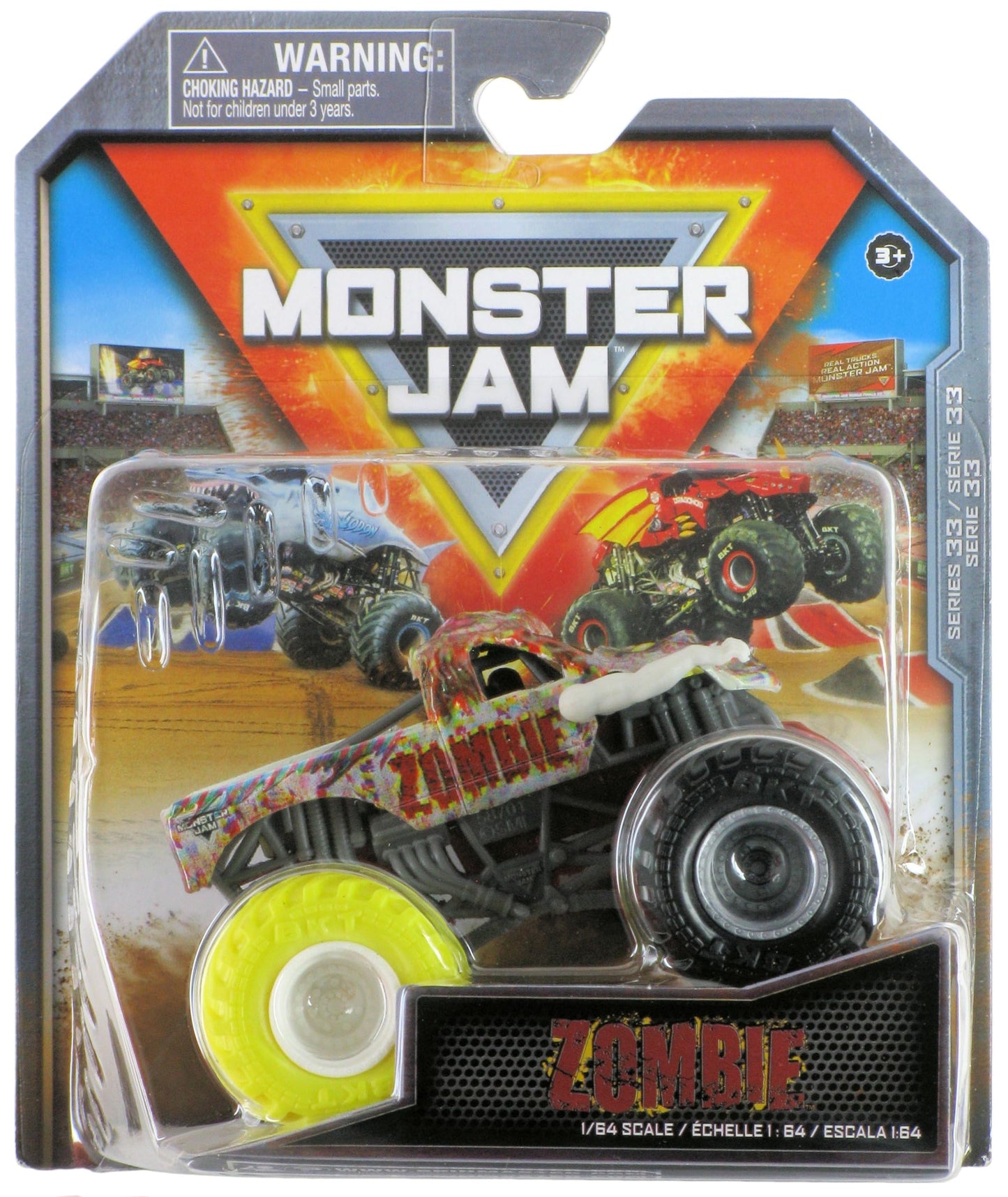 Monster Jam Zombie Series 33 1:64 Scale Die-Cast Truck | Official Monster Jam Collectible