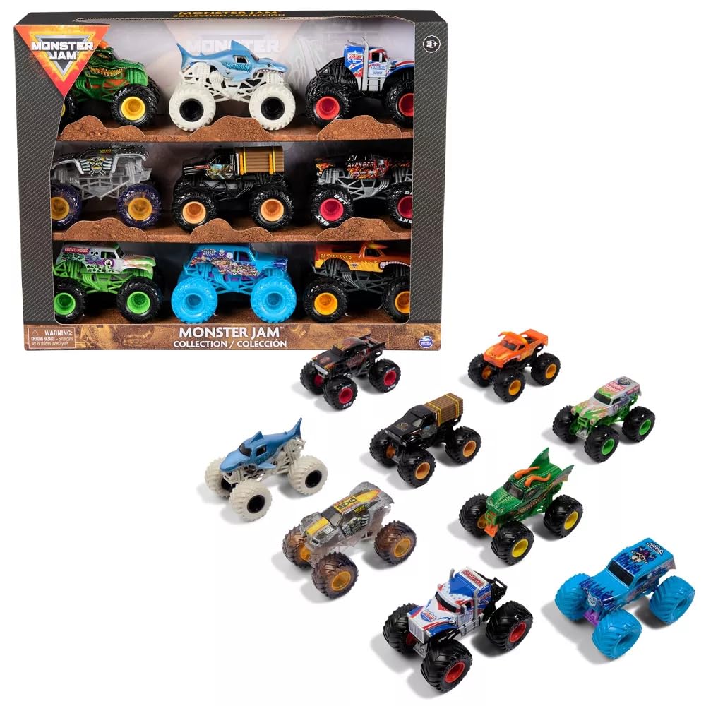 Monster Jam 1:64 Die-Cast 9-Pack – Exclusive Target Edition