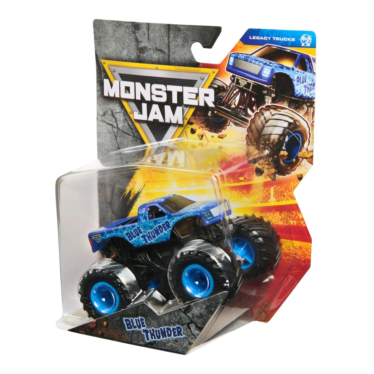 Monster Jam 2025 Official 1:64 Diecast Truck Series 43 Legacy — Blue Thunder