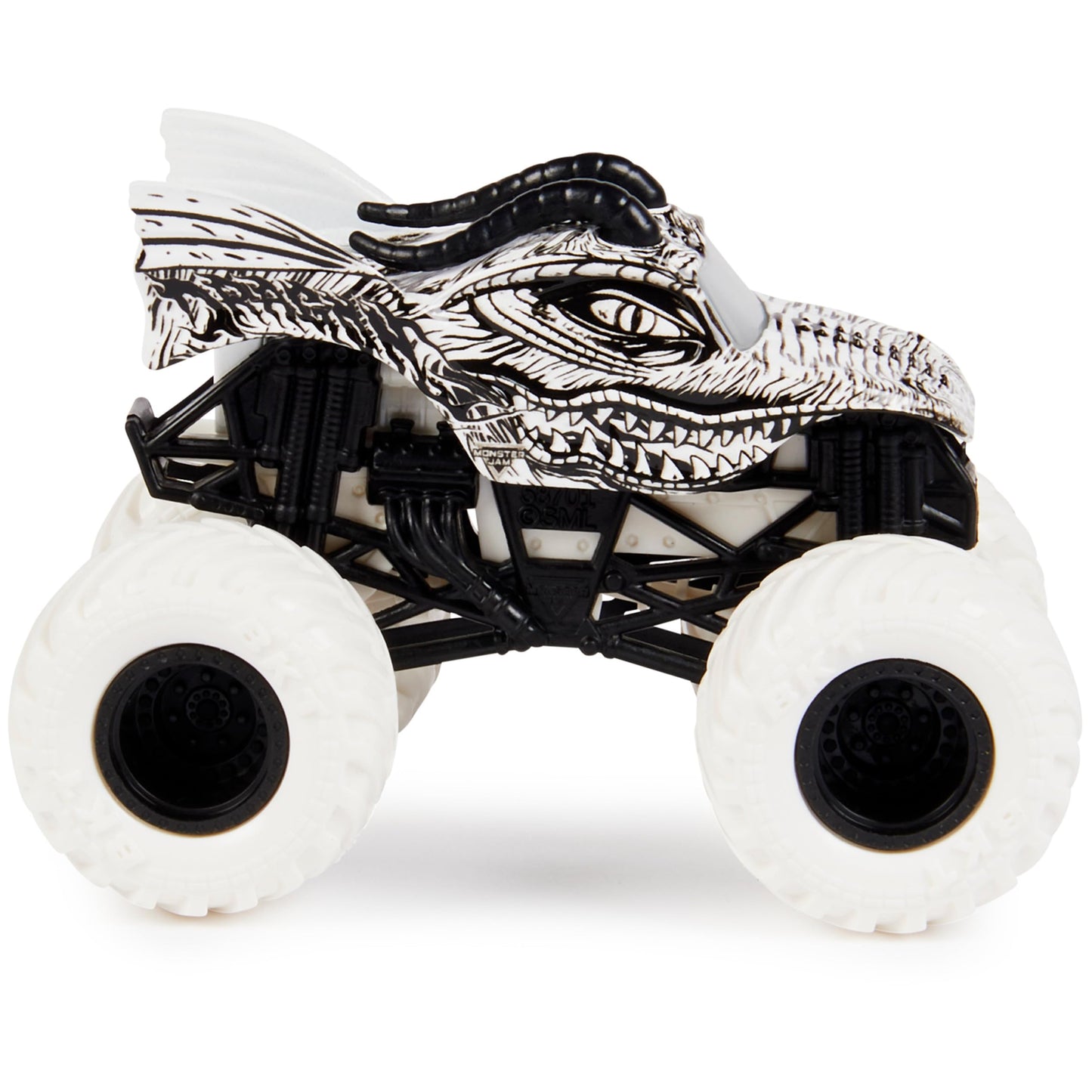 Monster Jam Dragon vs Yeti 1:64 Die-Cast Trucks – Official 2-Pack