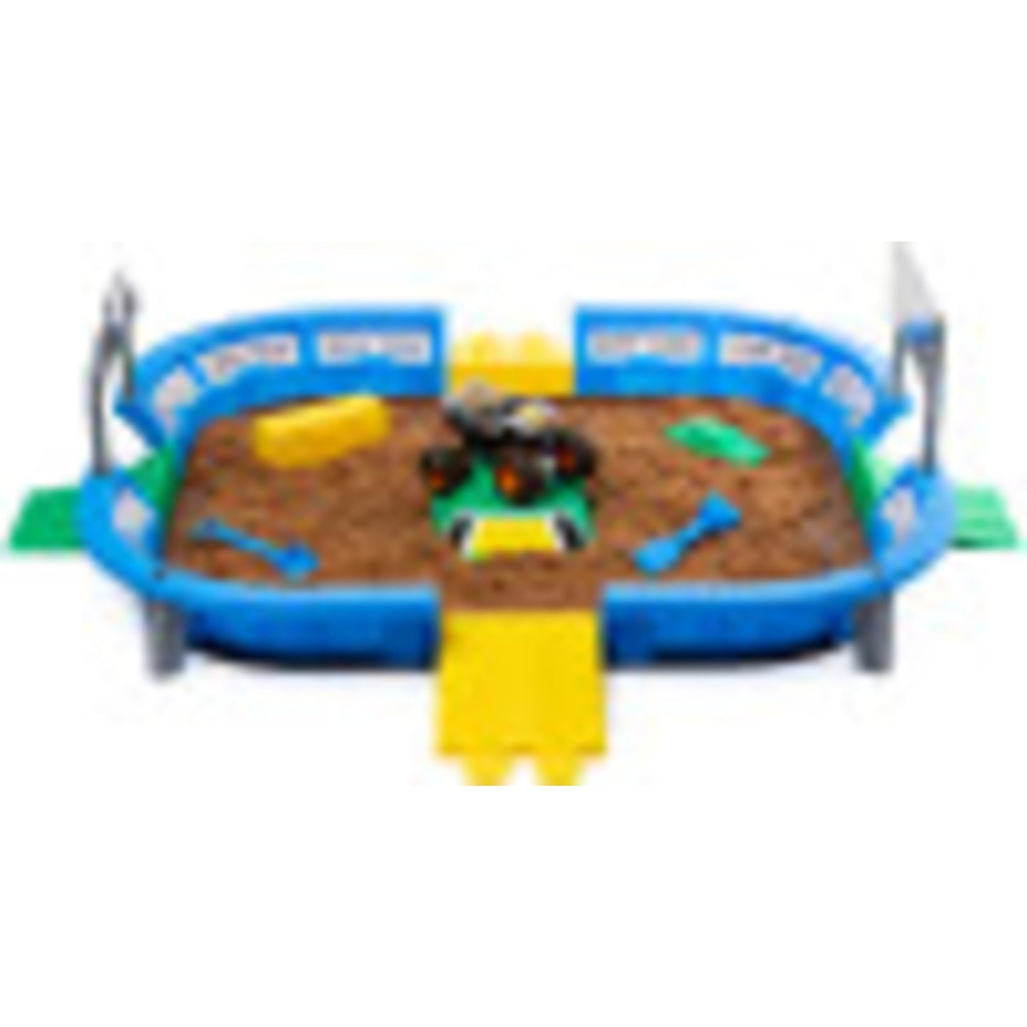 Monster Jam Monster Dirt Arena Playset — 24-Inch Arena, 2 Lbs Dirt, Exclusive Max-D Truck