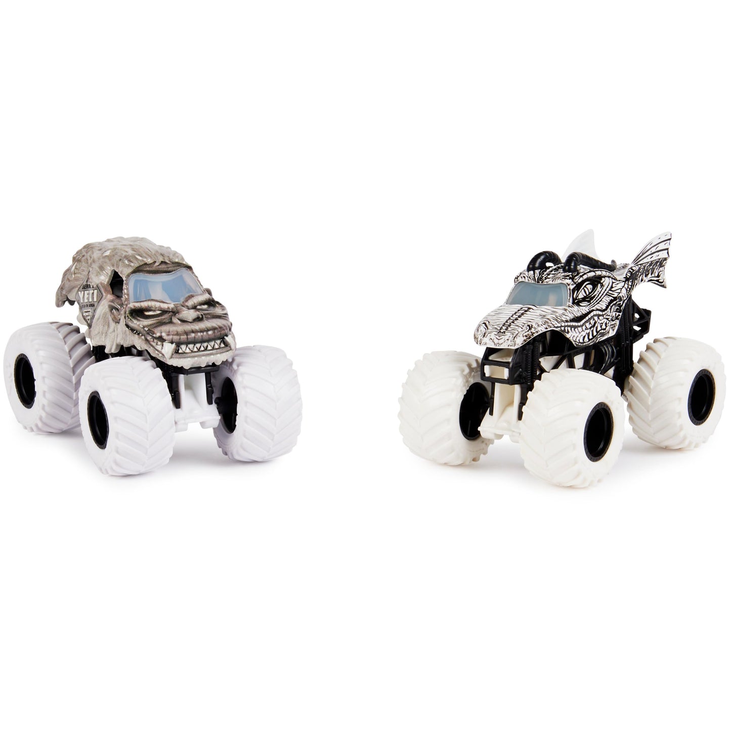 Monster Jam Dragon vs Yeti 1:64 Die-Cast Trucks – Official 2-Pack