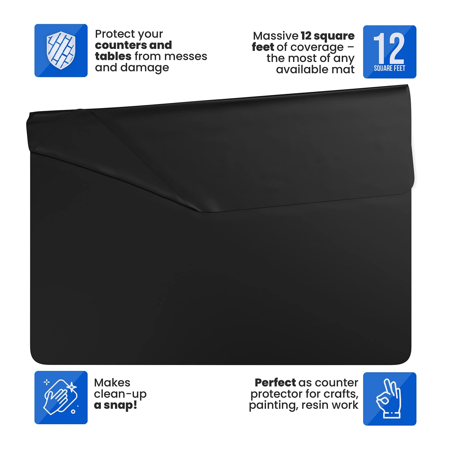 HIGHERHUMAN Super Jumbo Silicone Mat 36x48 (3x4 ft) – MonsterMat