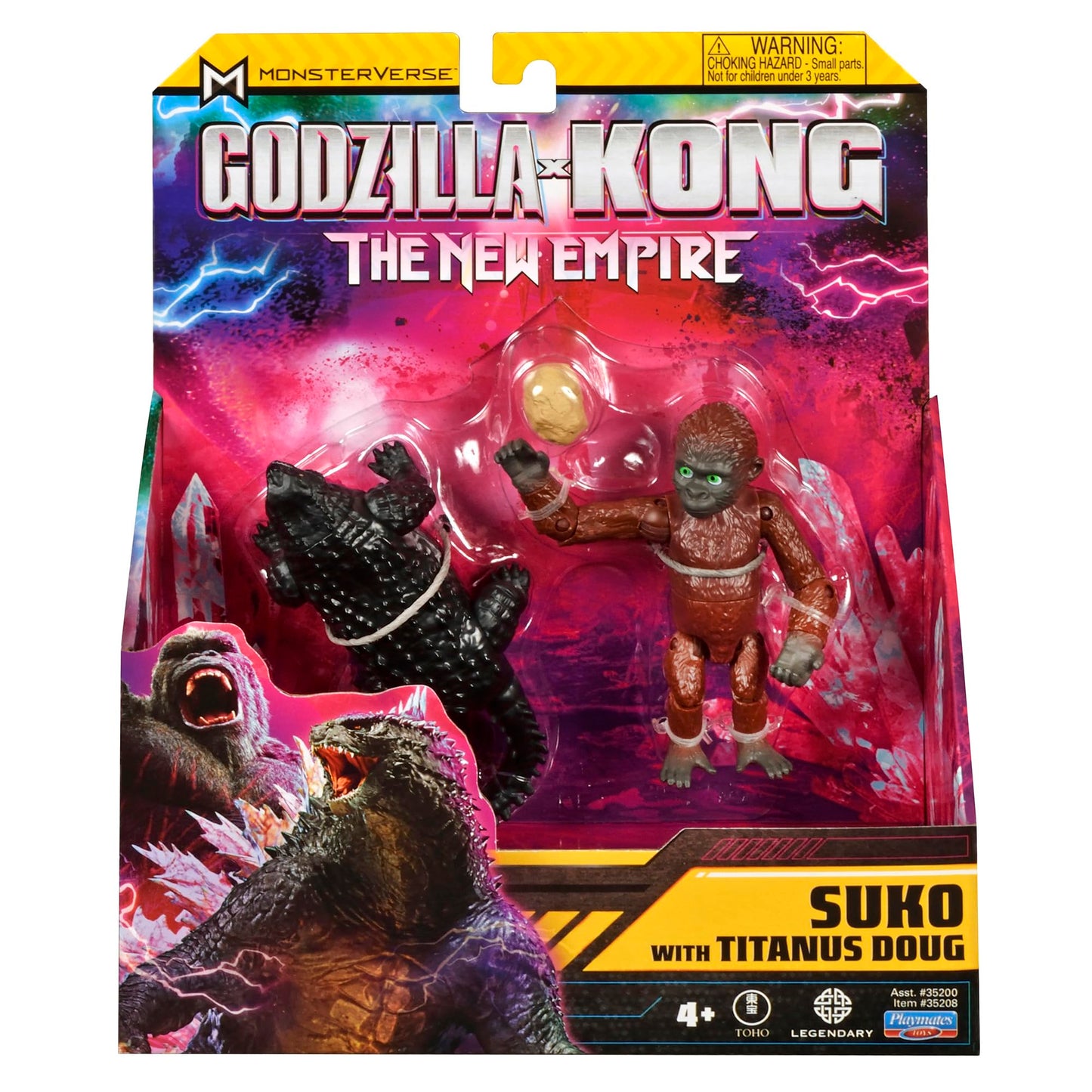 MonsterVerse Godzilla x Kong Suko 15 cm Articulated Figure – 12-Point Poseability with Accessory