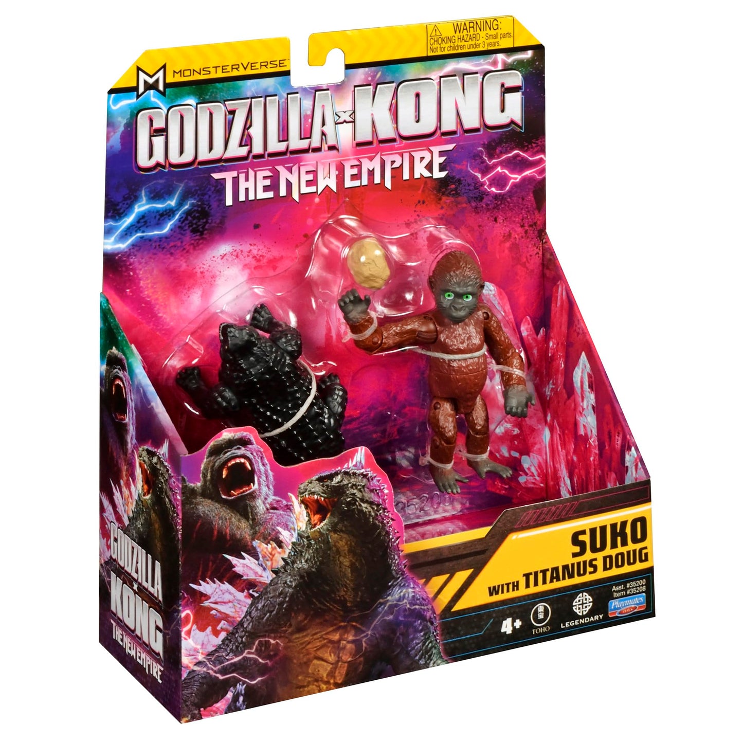 MonsterVerse Godzilla x Kong Suko 15 cm Articulated Figure – 12-Point Poseability with Accessory