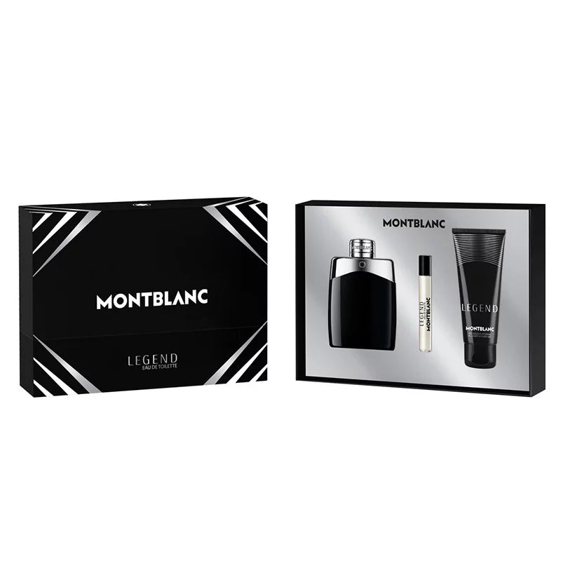 Mont Blanc Legend Gift Set 100ml EDT + 100ml Shower Gel + 7.5ml EDT