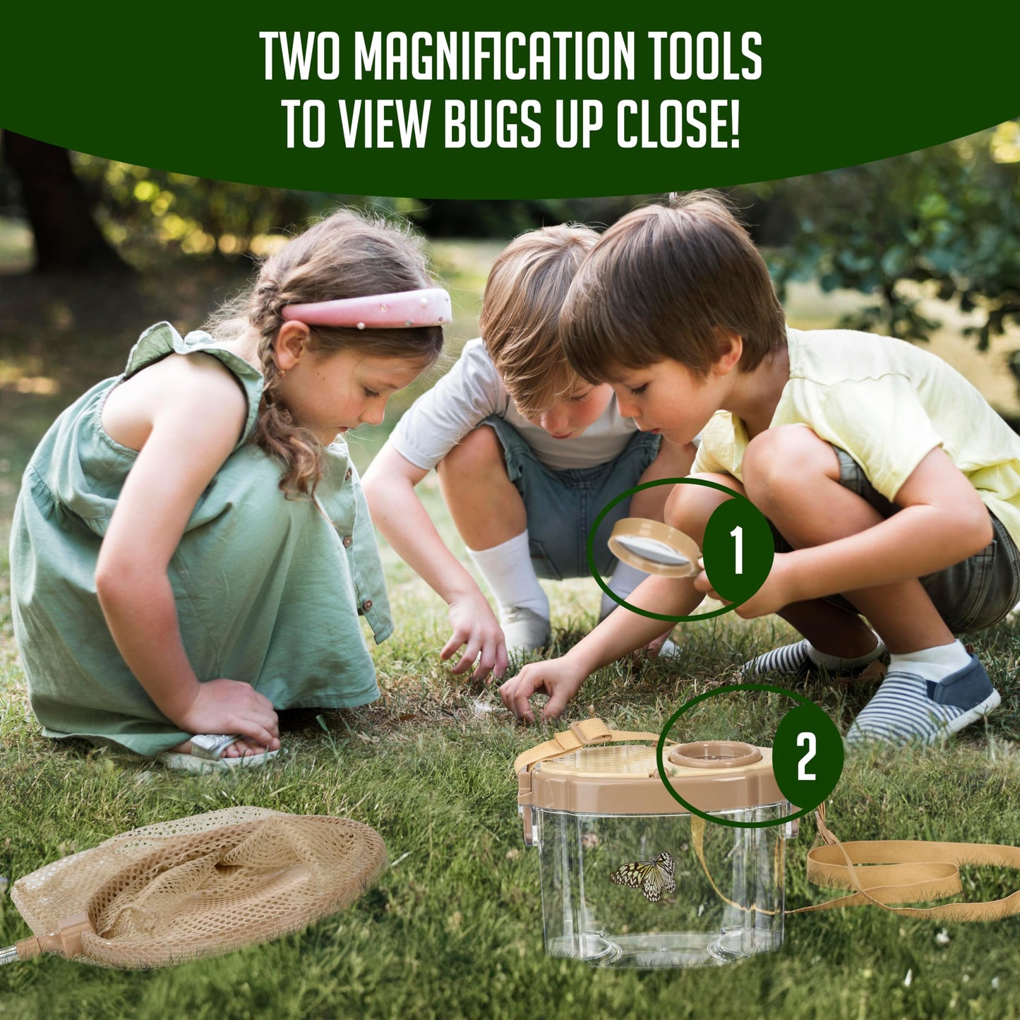 Montessori Mama Kids' Bug Catching Kit | Complete Insect Exploration Set