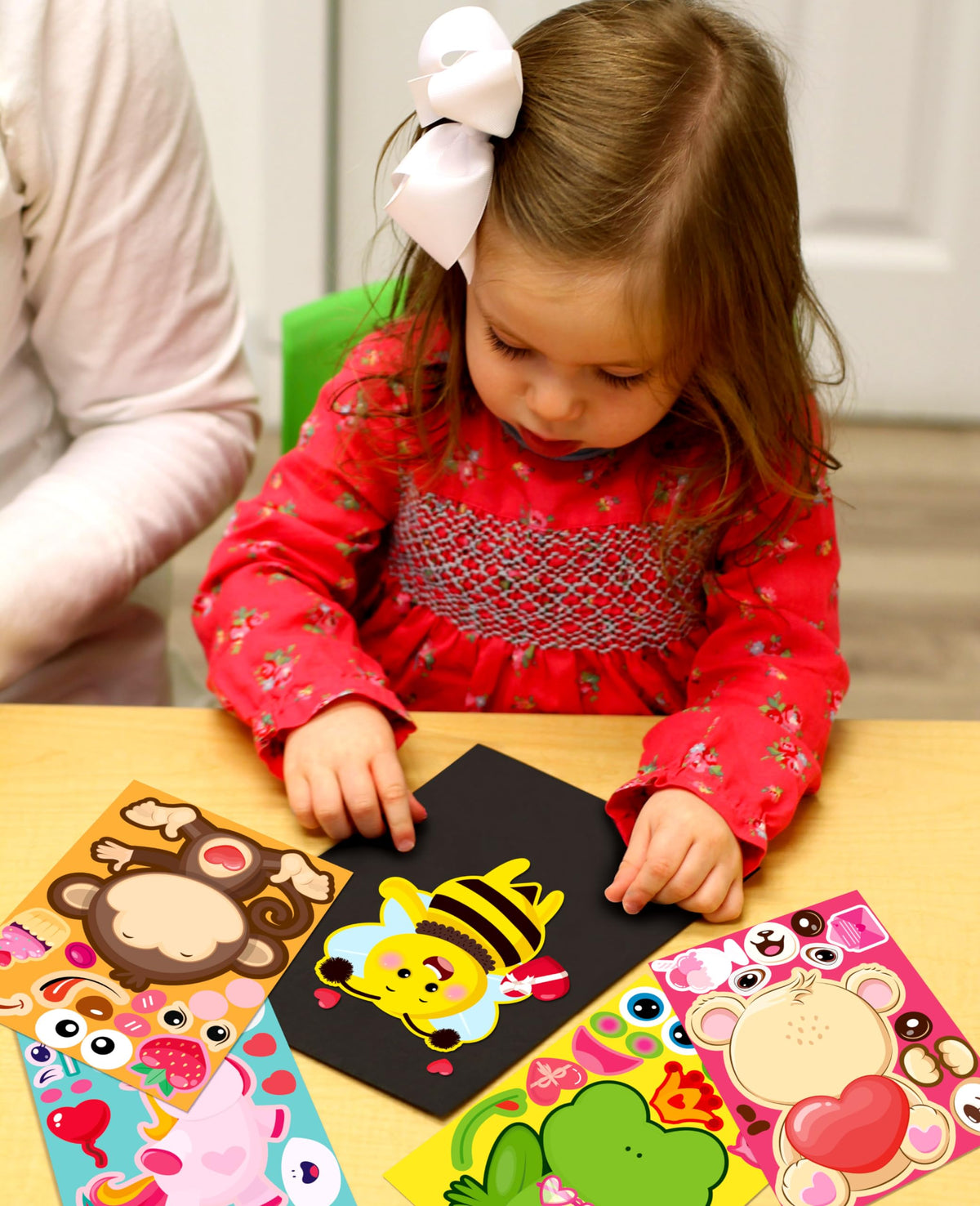 Moon Boat 70Sheets Valentines Stickers for Kids – Dog, Cat, Monster & More