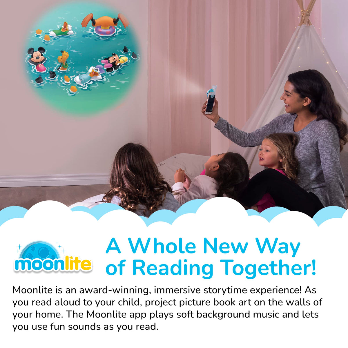 Moonlite Storytime: Mickey & Friends A Summer Day Storytime Disc — Digital Story w/ Sound FX