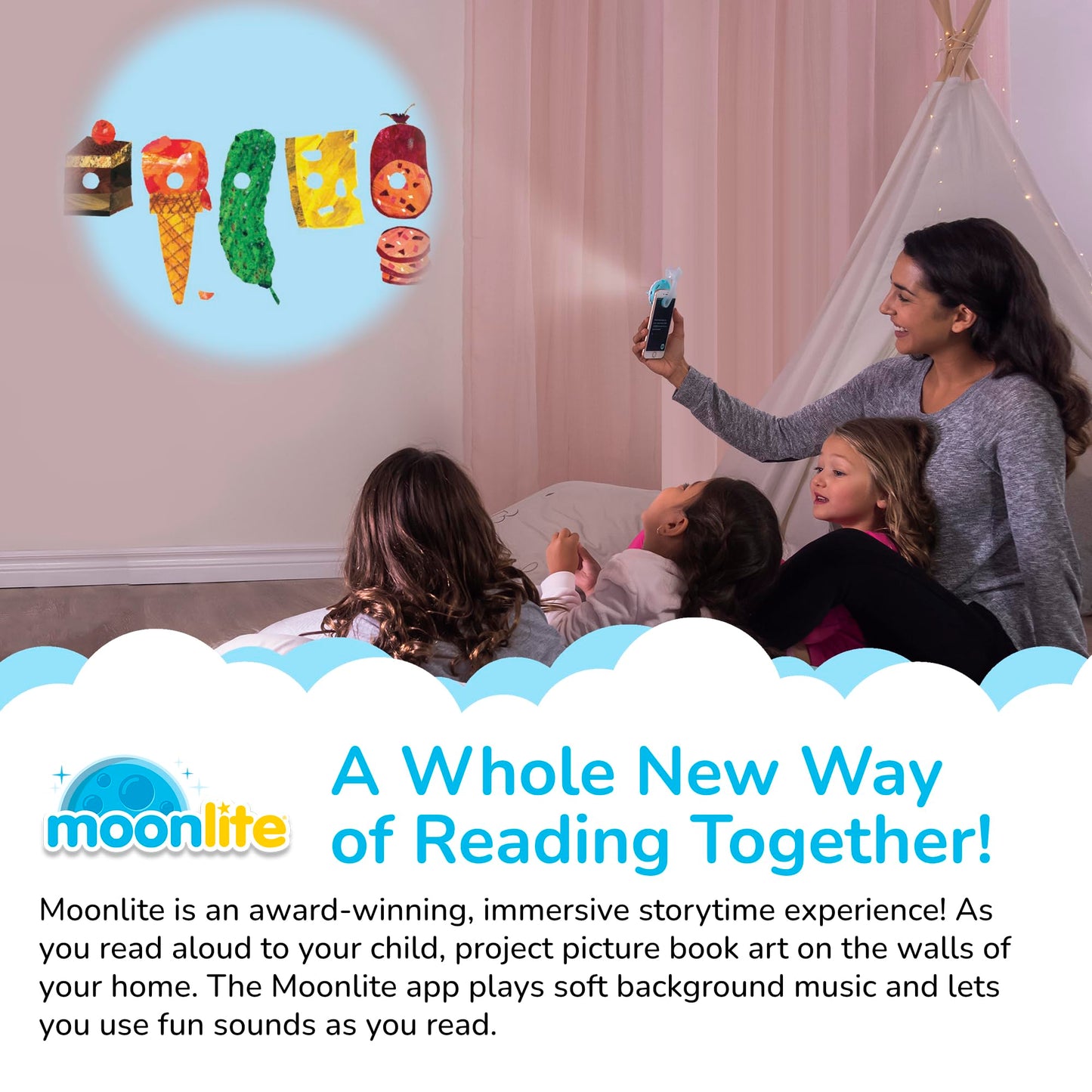 Moonlite Storytime 2 Storybook Reels: Chicka Chicka Boom Boom & The Very Hungry Caterpillar