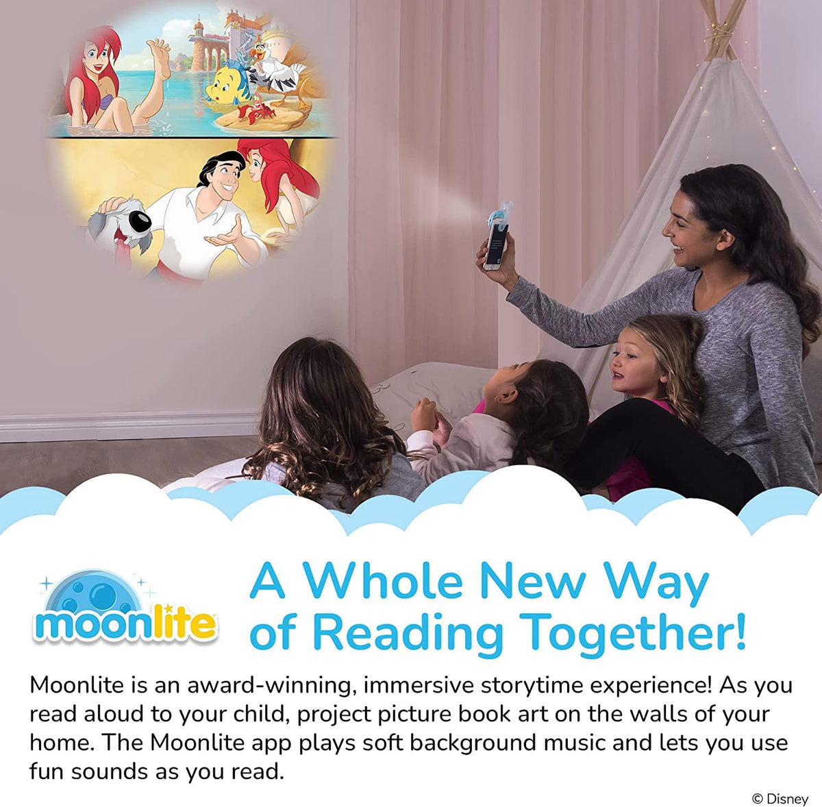Moonlite Storytime Curious George — A Magical Read-Aloud Experience (Projector Sold Separately)