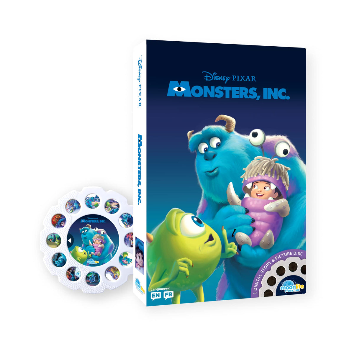 Moonlite Storytime Monsters Inc Disc – Interactive Reading with Sound FX (Projector Sold Separately)