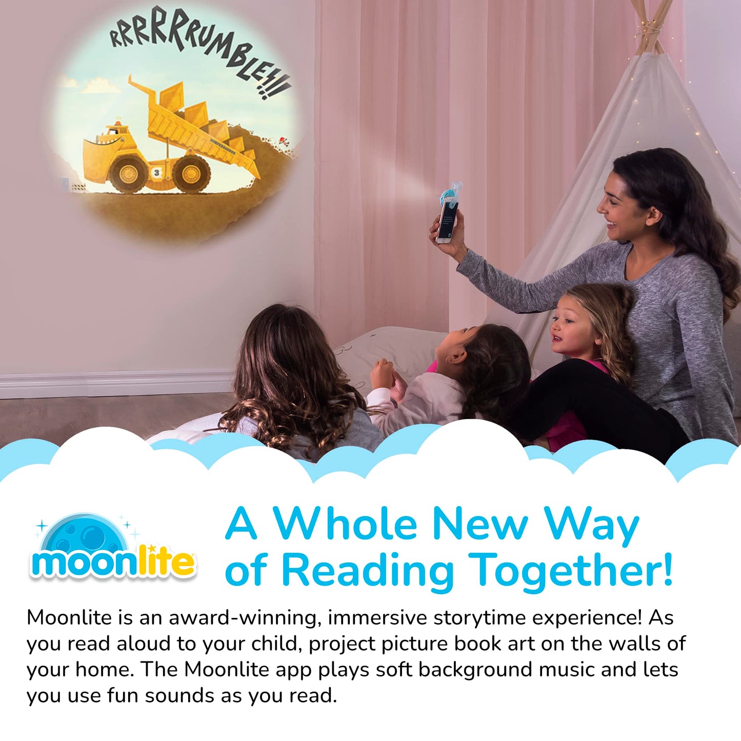 Moonlite Storytime Reels – Cars & Diggersaurs 2-Story Set (Projector Sold Separately)