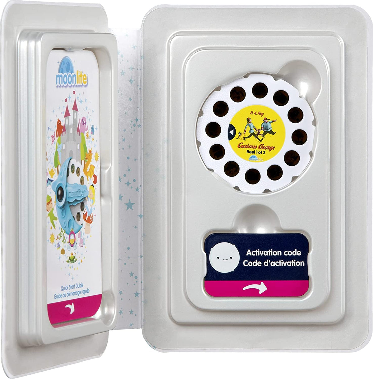 Moonlite Storytime Curious George — A Magical Read-Aloud Experience (Projector Sold Separately)