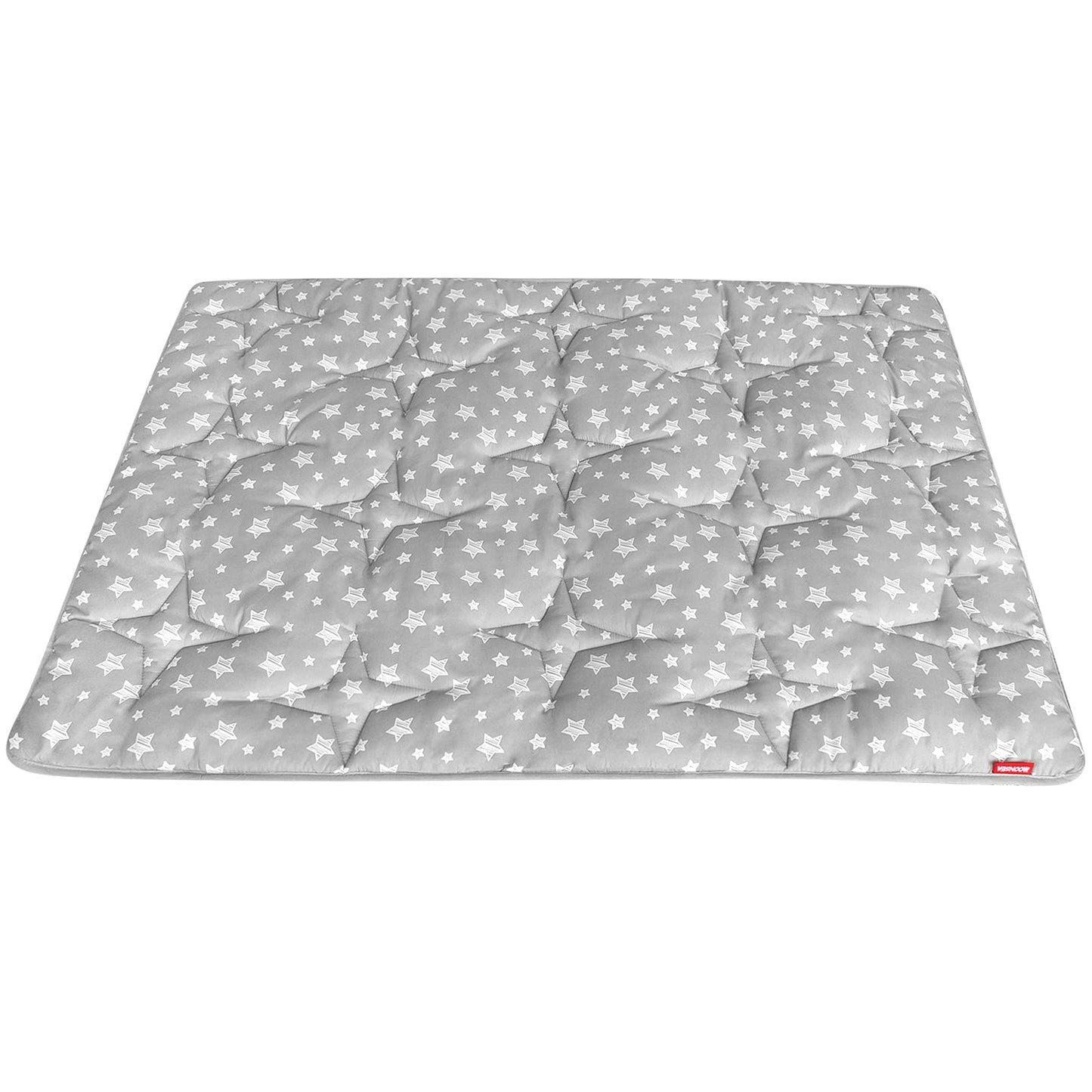 Moonsea Rectangle Kids Play Mat – Large 53 x 36 in, Non-Slip, Foldable Star Print Play Tent Mat