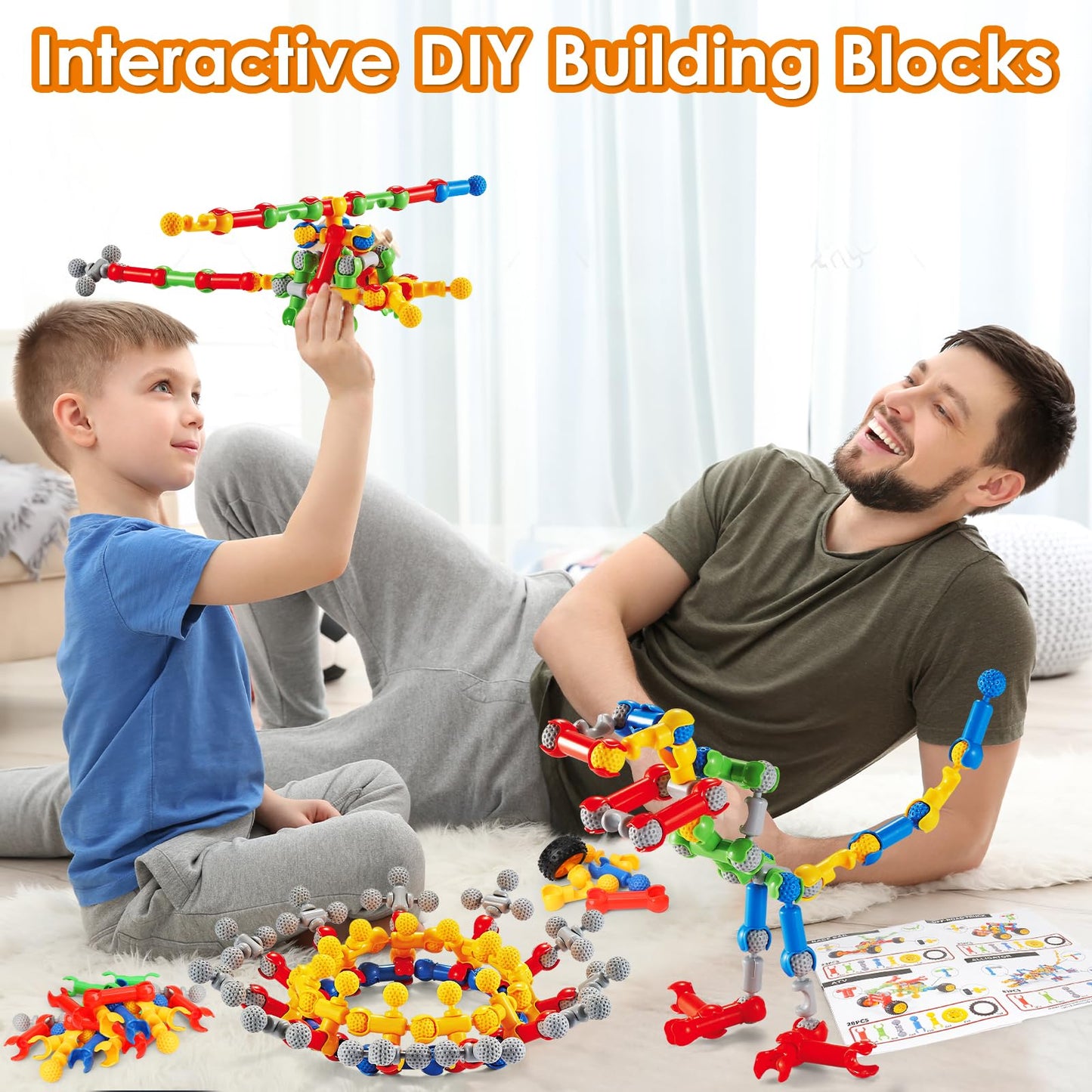 MOONTOY STEM Kits – Creative Building Toys for Ages 3-8 | Educational Construction Set