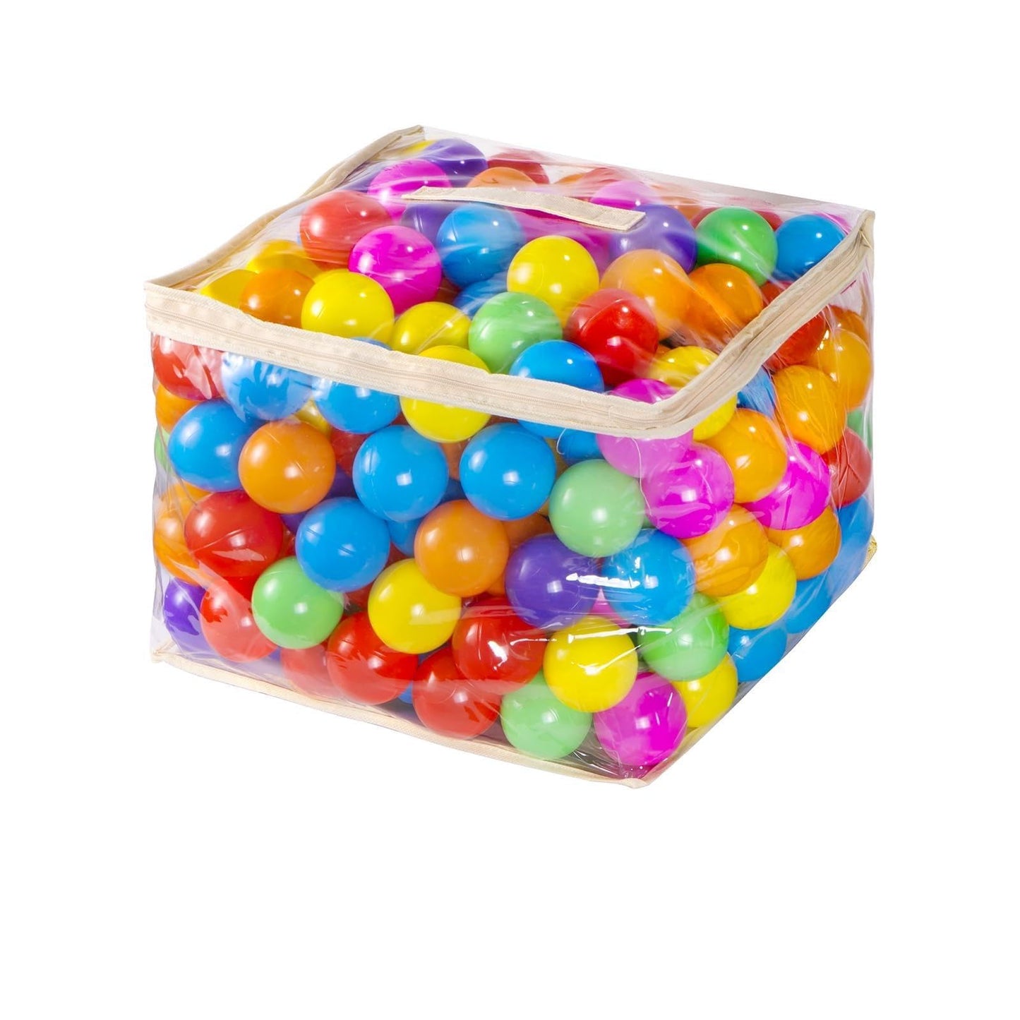 MoonxHome Ball Pit Balls 500pcs - Crush-Proof, BPA-Free 2.15" Rainbow Balls for Ball Pits, Tents, Pools