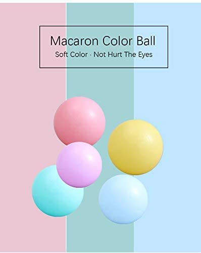 MoonxHome Ball Pit Balls – Crush-Proof Plastic, 2.15 in Diameter, 200 Pack (White/Green/Pink)
