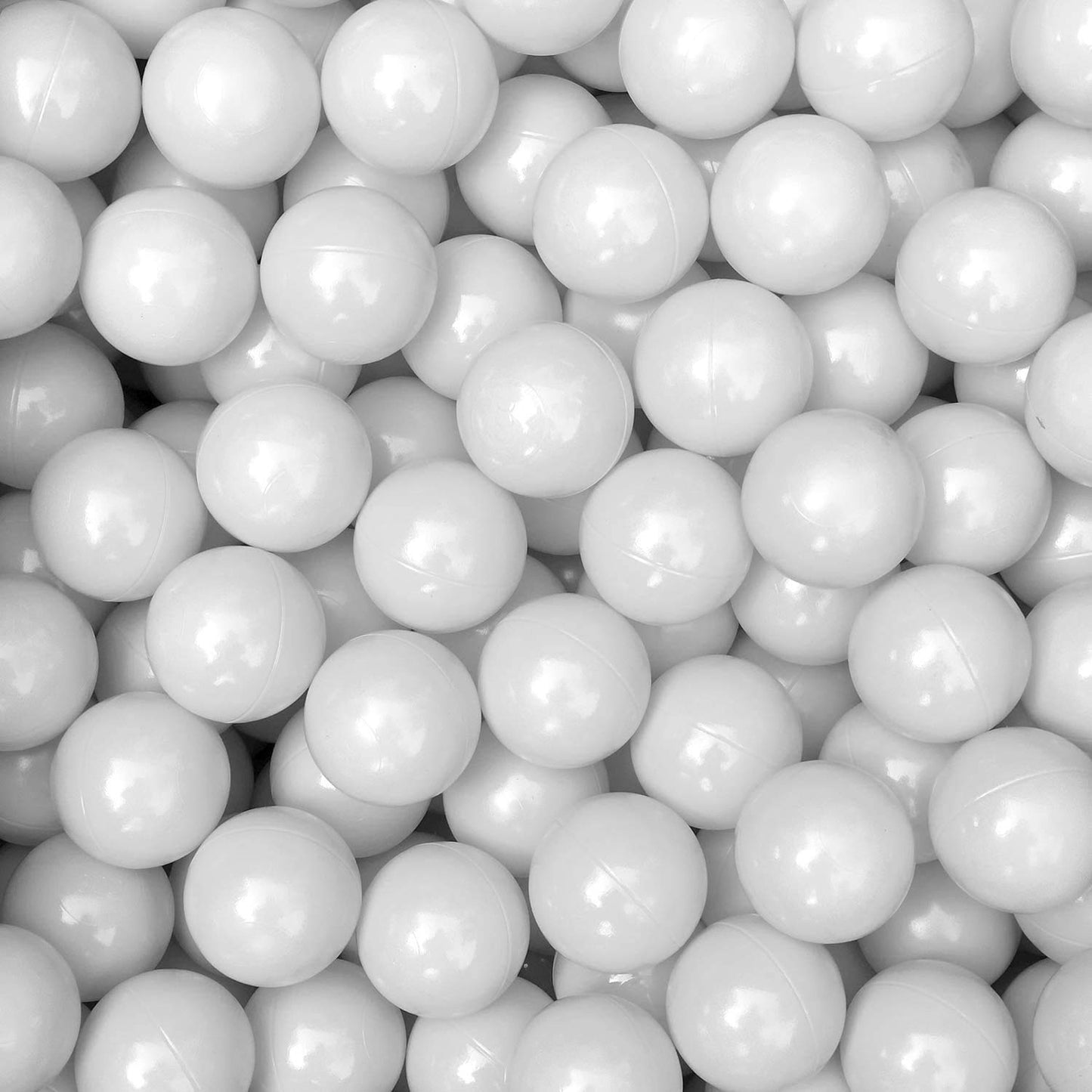 MoonxHome Ball Pit Balls Crush-Proof 2.15-Inch - Pack of 200, Light Gray