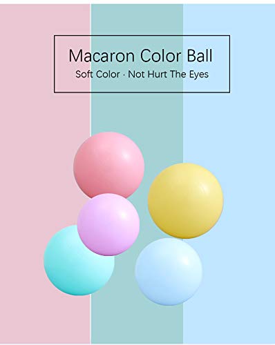 MoonxHome Ball Pit Balls – Crush-Proof 2.15-Inch Macaron Ocean Colors, Pack of 200