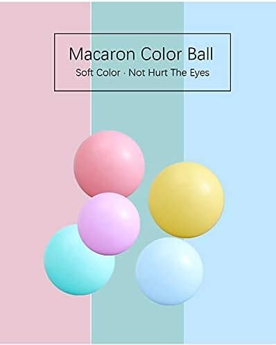 MoonxHome Ball Pit Balls – 50 Crush-Proof 2.15in BPA-Free Ocean Macaron