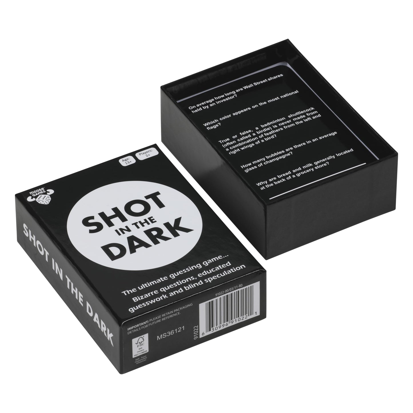 Moose Shot In The Dark — Unorthodox Party Quiz Game (Multicolor, 91022)