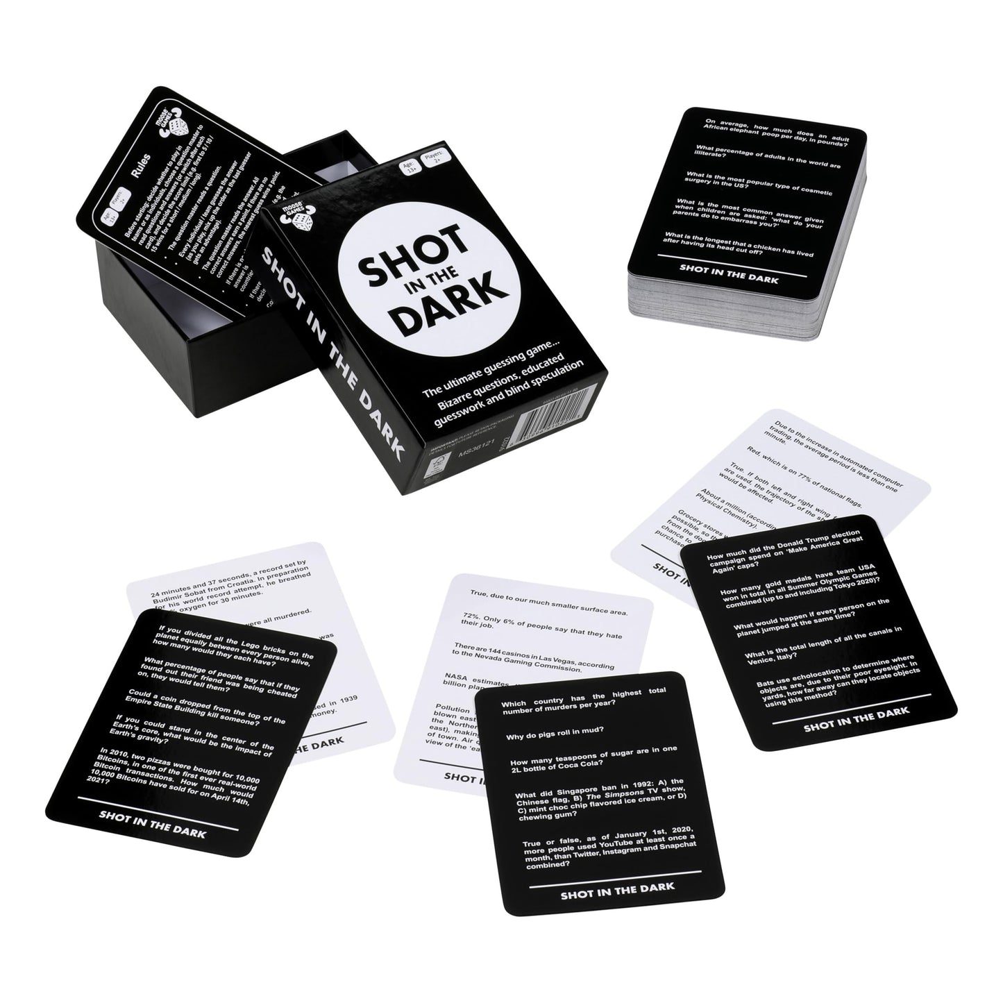 Moose Shot In The Dark — Unorthodox Party Quiz Game (Multicolor, 91022)