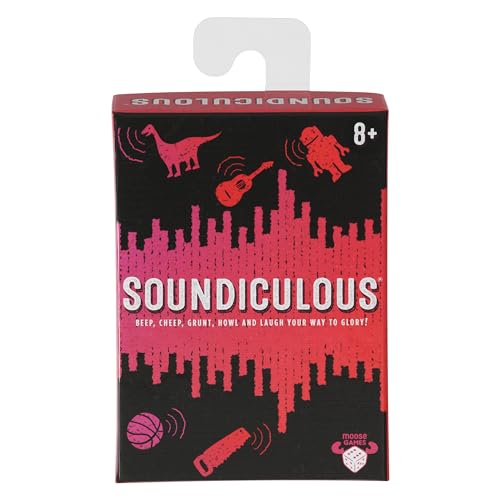 Soundiculous by Moose - Pocket-Sized Party Game of Ridiculous Sounds