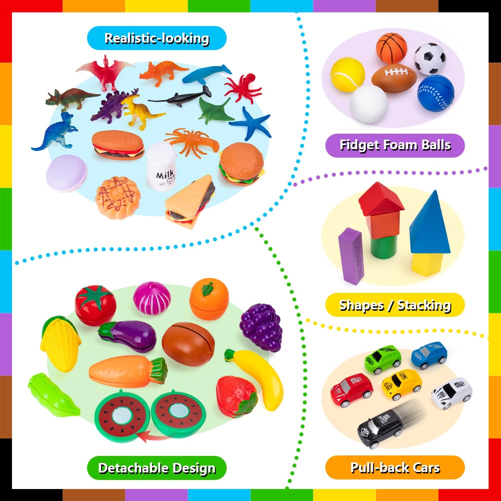 Mootop Sorting Toys for Toddlers – Match Card & Sort Game Set for Fine Motor & Sensory Learning