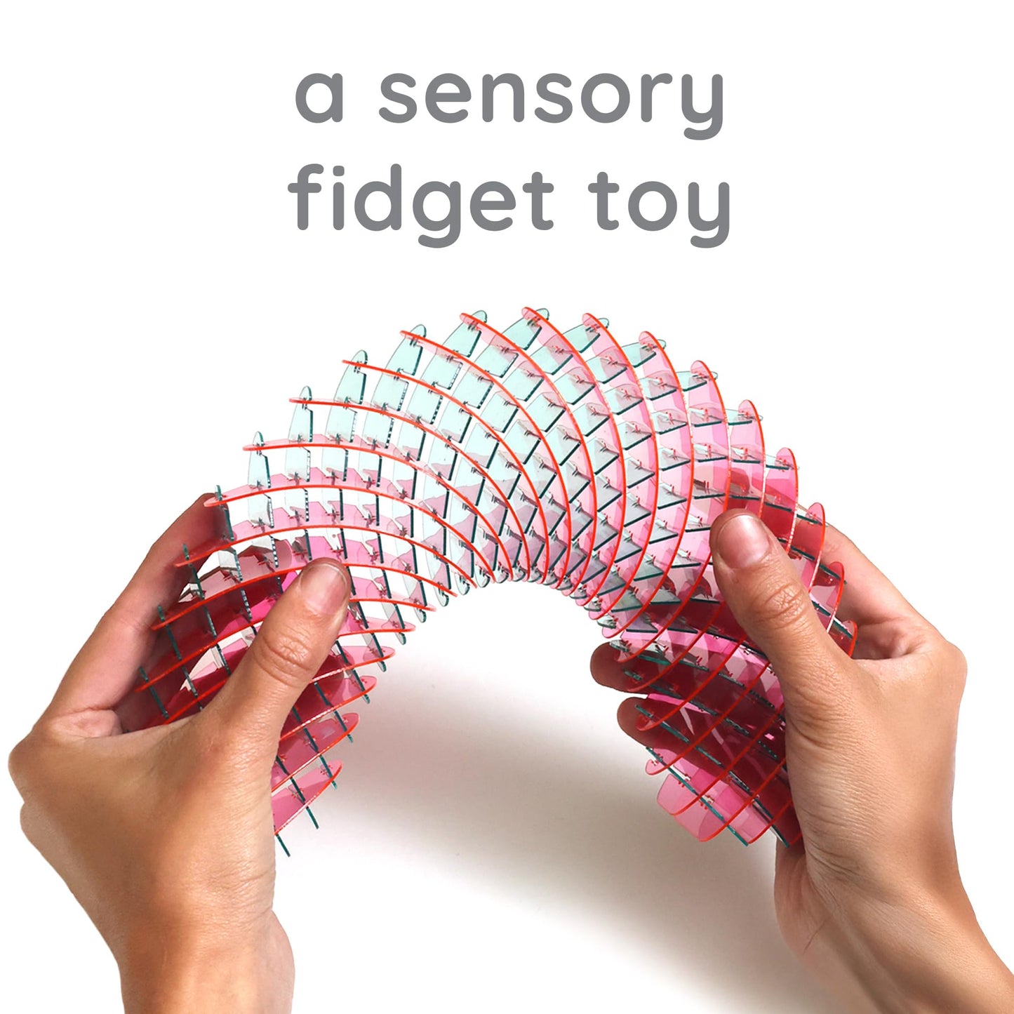 Morf Fidget Sensory Spring Berry – 3D Slug Spring Toy for Focus, Quiet Stress Relief