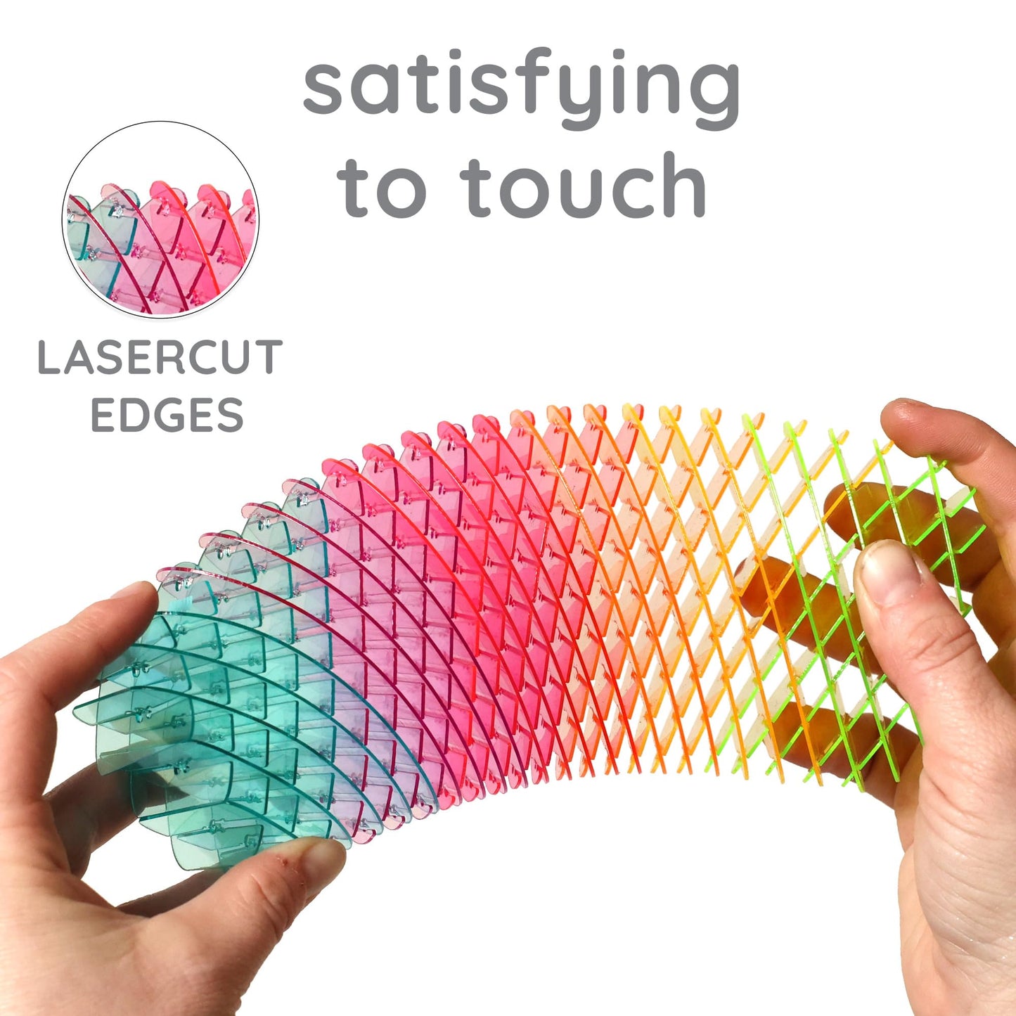 Morf Fidget Sensory Spring Berry – Quiet, Stretchy Toy for Focus and Stress Relief