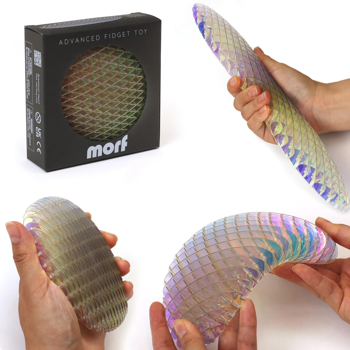 Morf Fidget Worm Toy – Flexible Slug for Focus, Quiet Play & Stress Relief