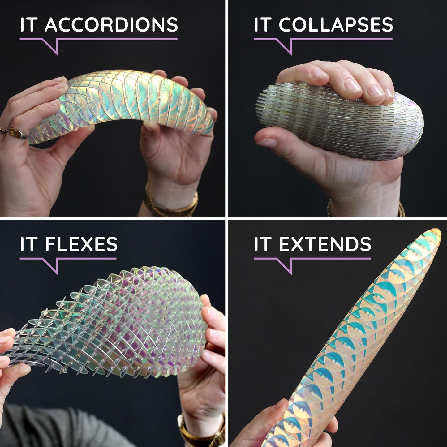 Morf Fidget Worm Toy – Flexible Slug for Focus, Quiet Play & Stress Relief