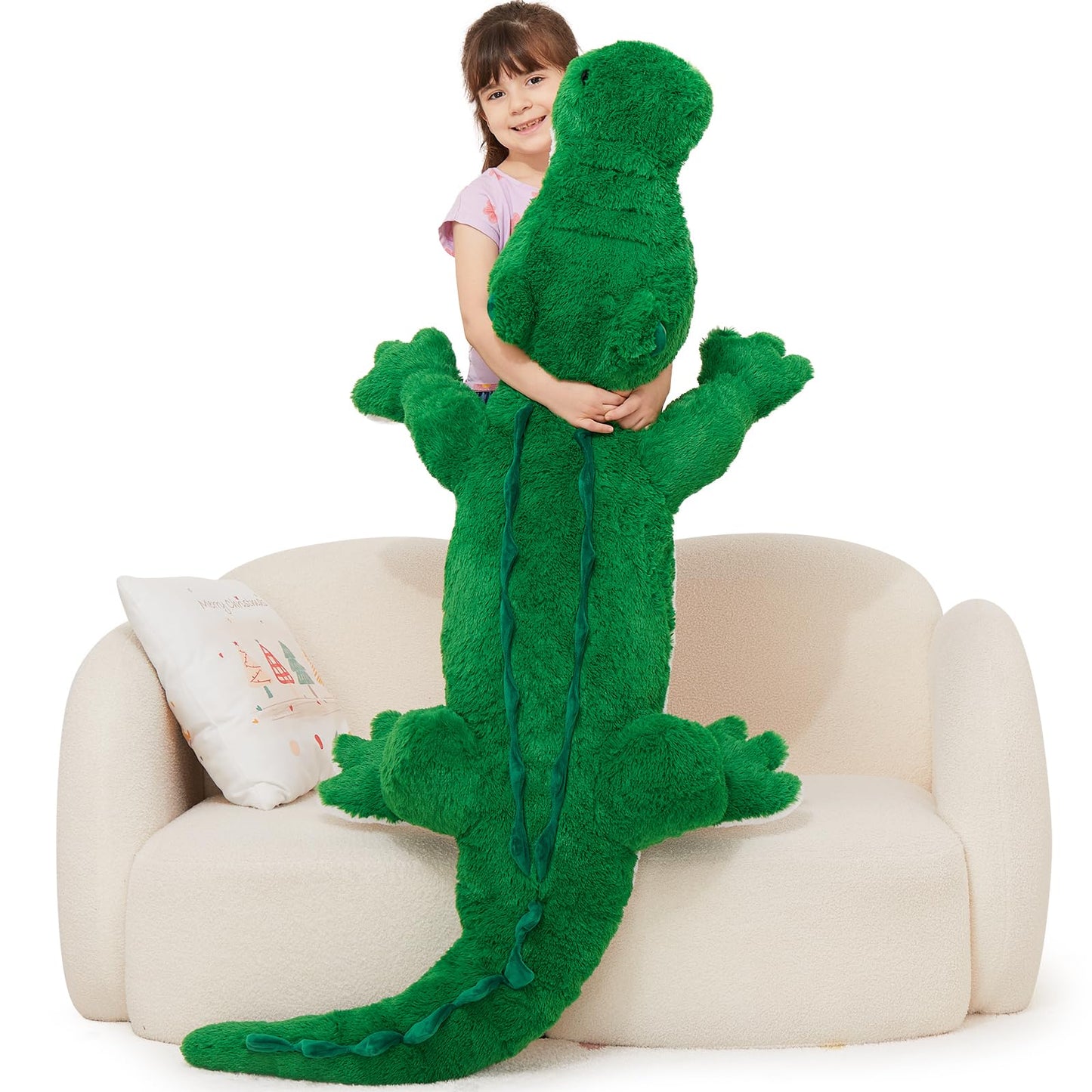 MorisMos Giant Alligator Plush 67-Inch – Ultra-Soft Jumbo Stuffed Animal