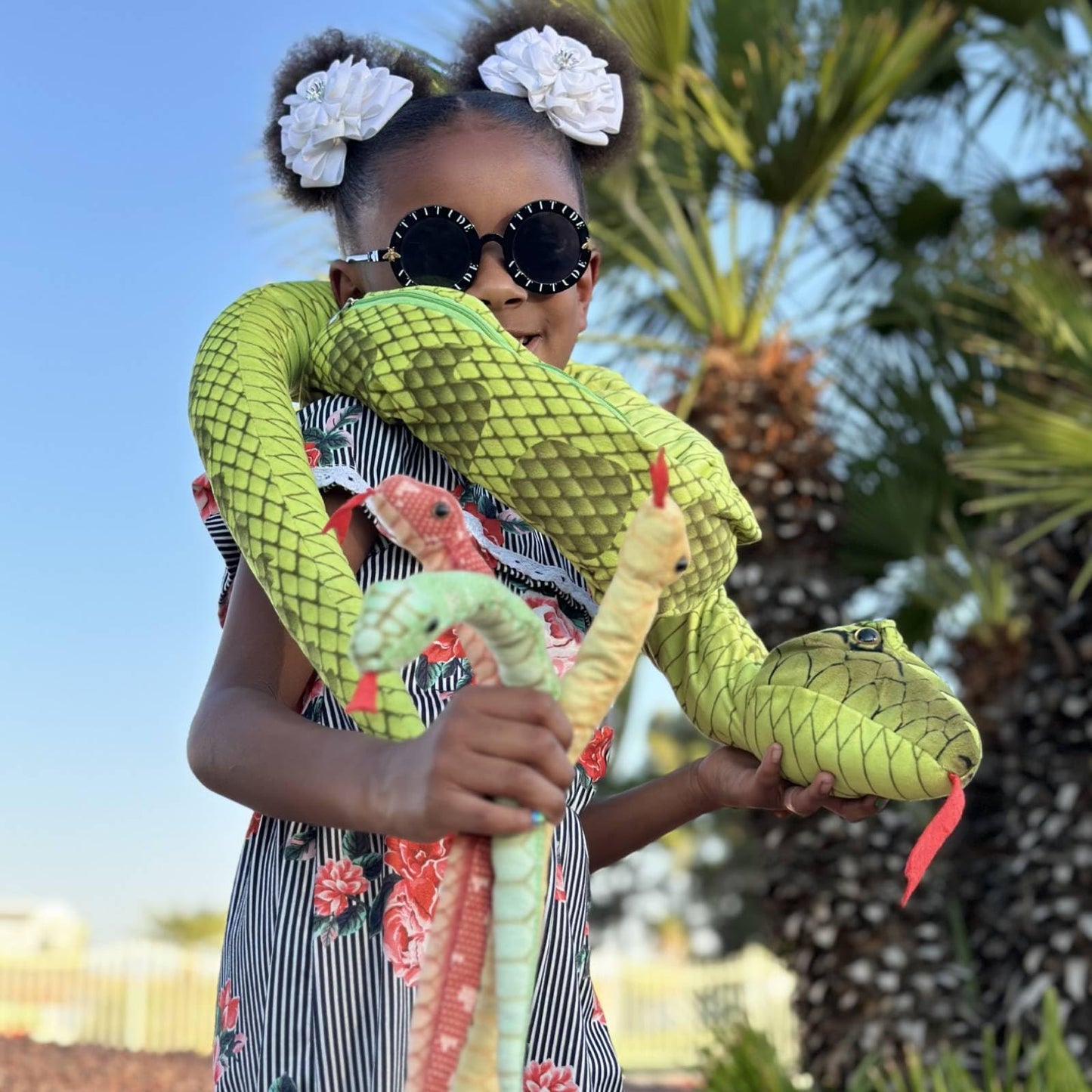 MorisMos Giant Snake Plush with Babies – 80in Realistic Boa Constrictor
