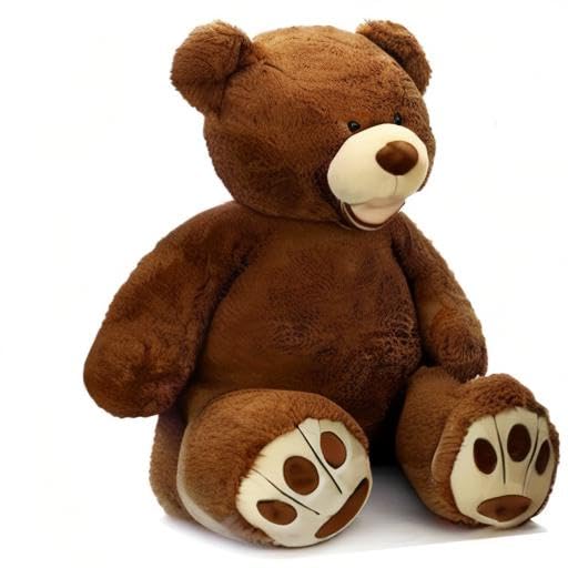 MorisMos Giant Teddy Bear – 39-Inch Dark Brown Plush Toy