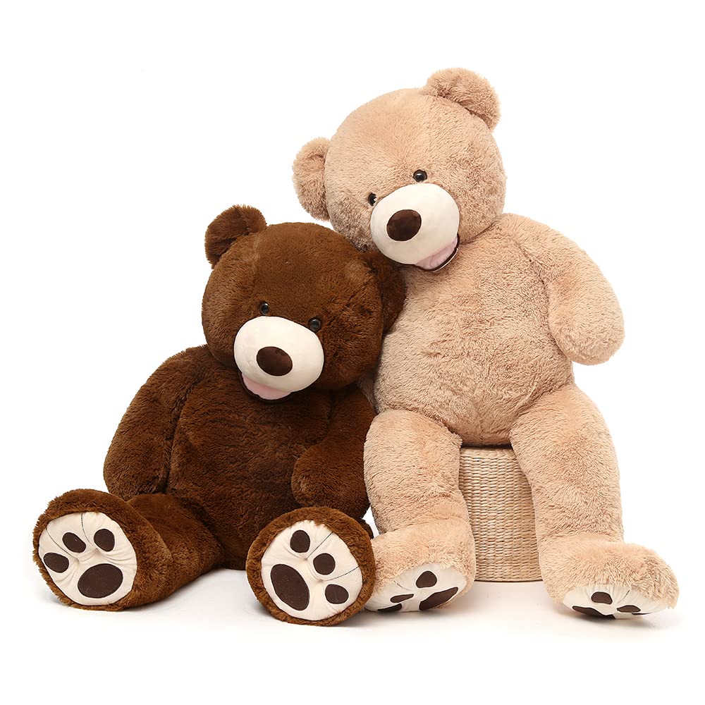 MorisMos Smile Giant Teddy Bear 51-Inch — Ultra-Soft Plush, Safe & Cuddly Gift