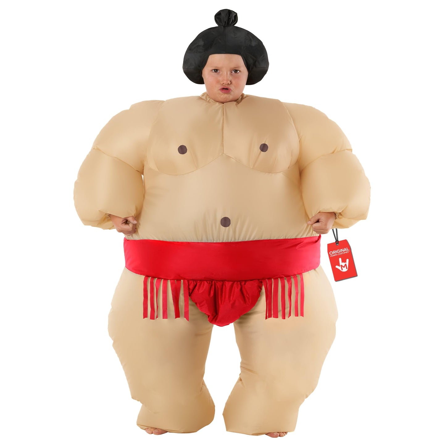 Morph Inflatable Sumo Wrestler Costume for Kids | Red Sumo Suit for Halloween & Play